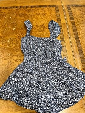 Altar'd State Black and White Floral Romper